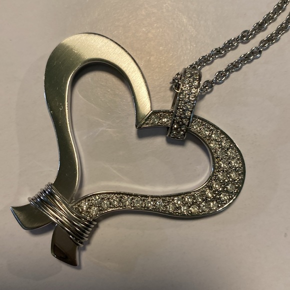 Floating Breil Heart Necklace w/ 16 in.chain - Picture 2 of 6